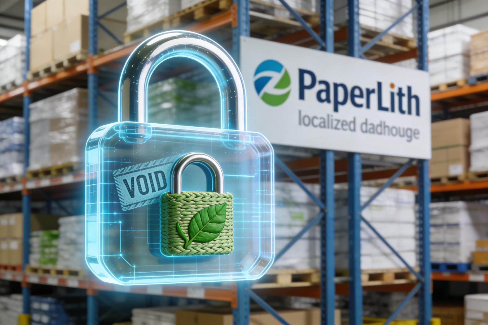 Sustainable Tamper-Evident Label with VOID pattern for B2B product security