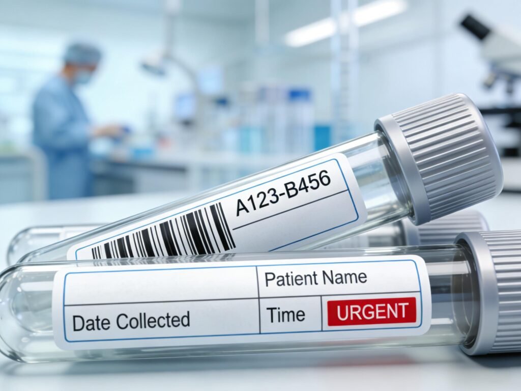 BPA-free thermal labels for Medical & Healthcare