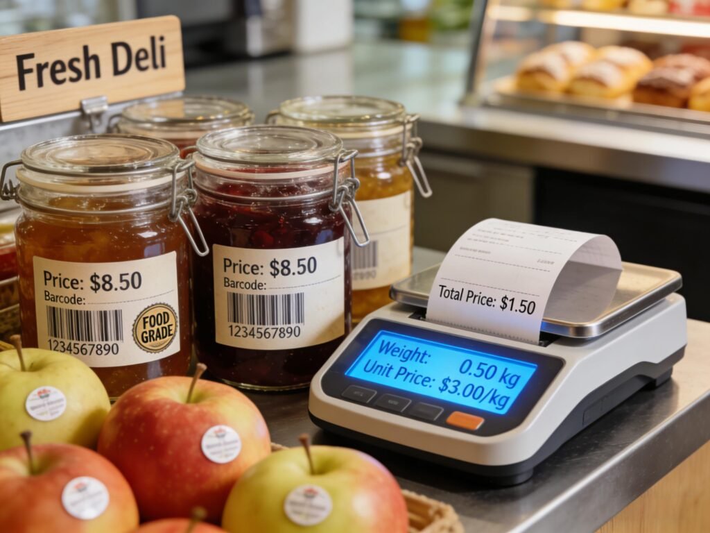 BPA-free thermal labels for Food & Beverage