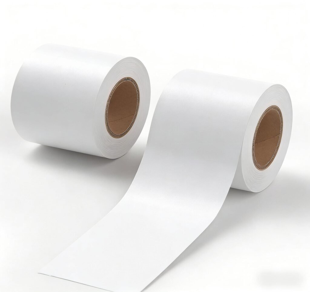 Wholesale B2B Linerless Labels for sustainable industrial packaging solutions.