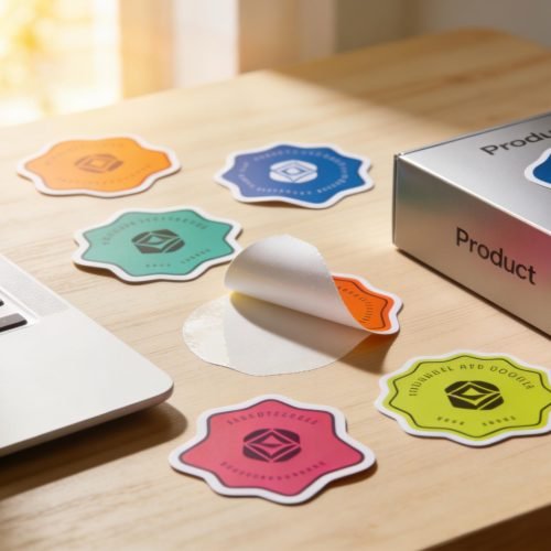 Custom branding stickers for marketing and product packaging